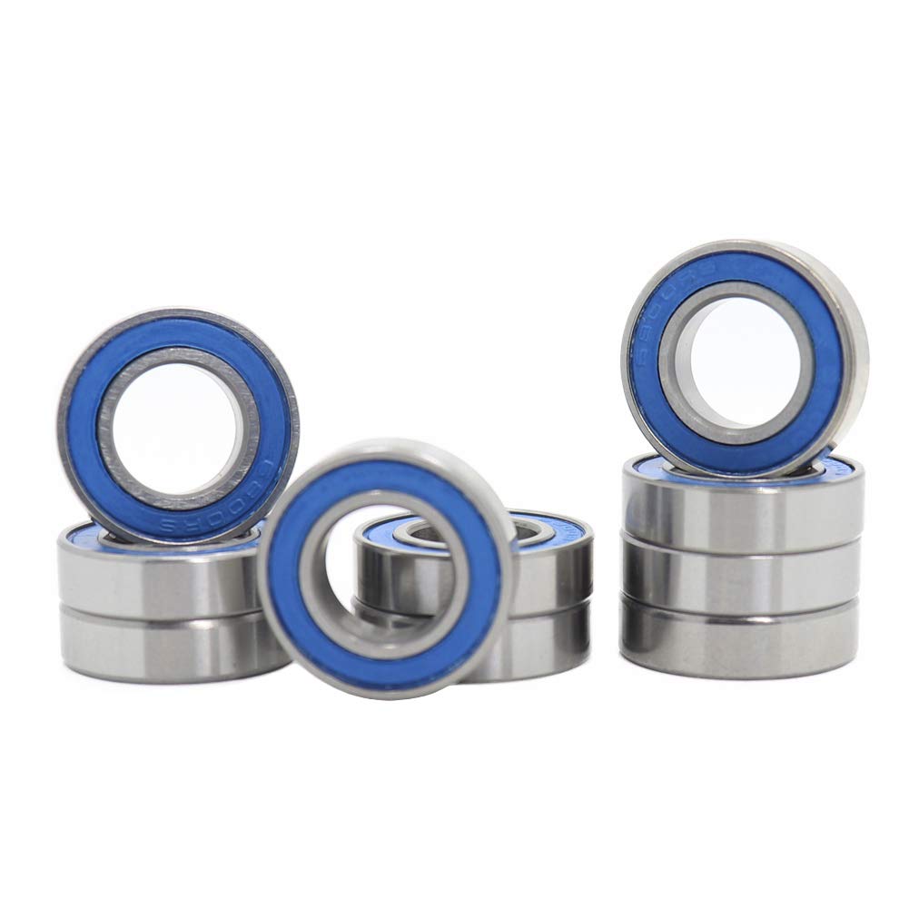 6800RS Ball Bearing 10x19x5mm,10x19 ABEC 3 Blue Rubber Sealed